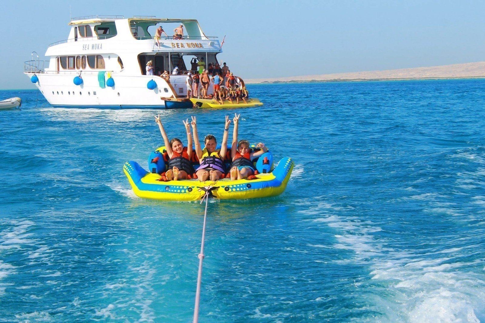 Bateau aventure vers l’île de Magawish – excursion Hurghada